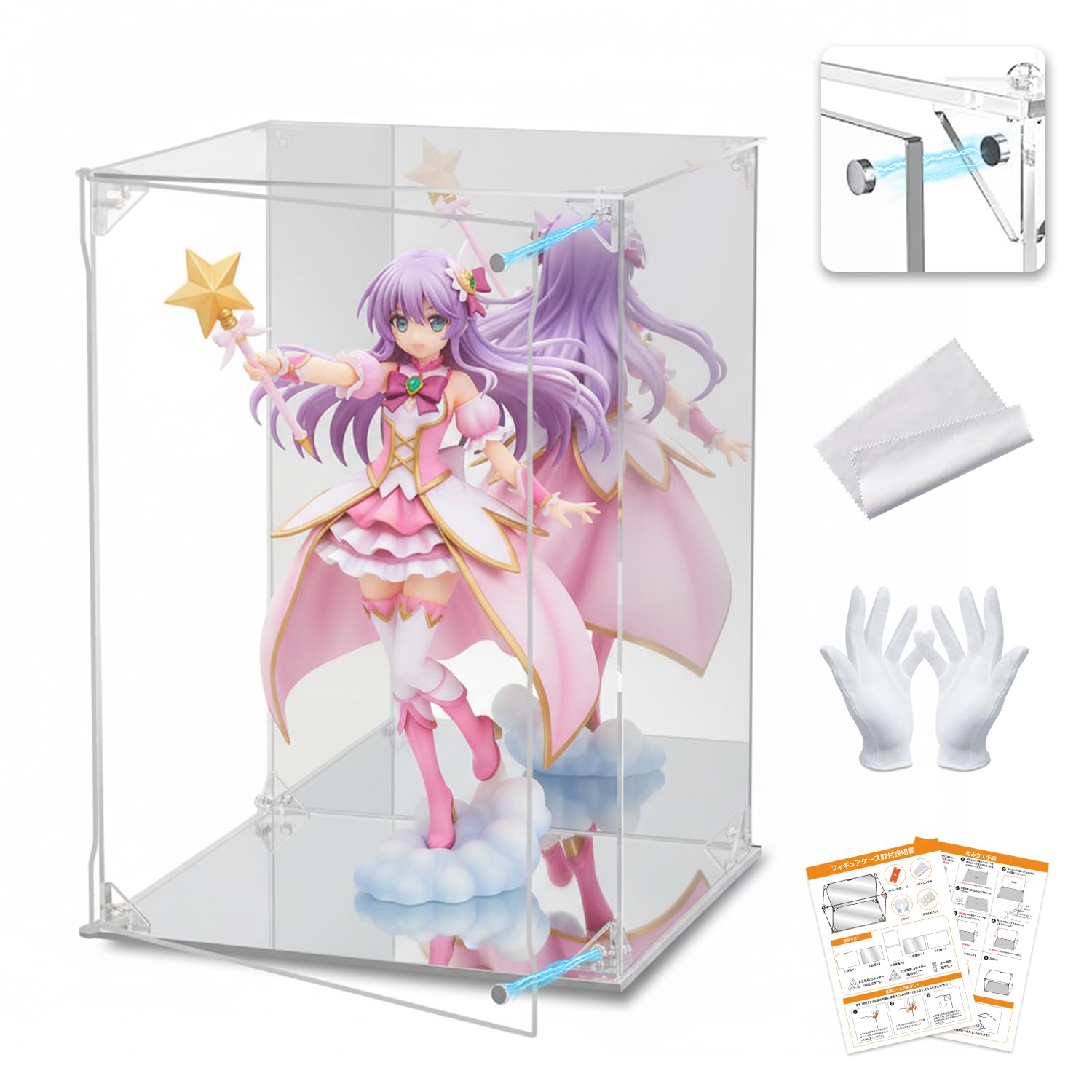 専用☆検問フィギュア基本セット Amazon | MENGLIN フィギュアケース アクリルケース マグネット式 磁石